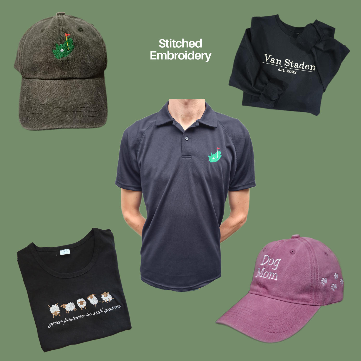 Stitched - Embroidered